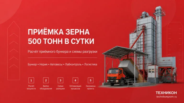 Приёмка озимой пшеницы 2026: разгрузка 500 т/сутки без очередей